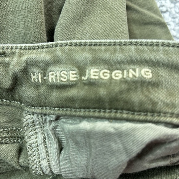 American Eagle Jeans Womens 00 Hi Rise Jegging Next Level Stretch Olive Green - Picture 3 of 6